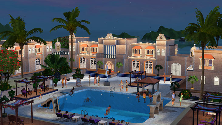 Sims 3 как сделать курорт